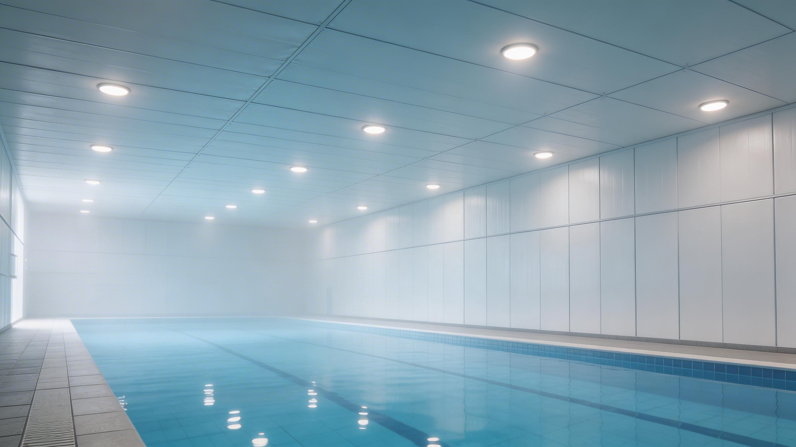 Pool wet area